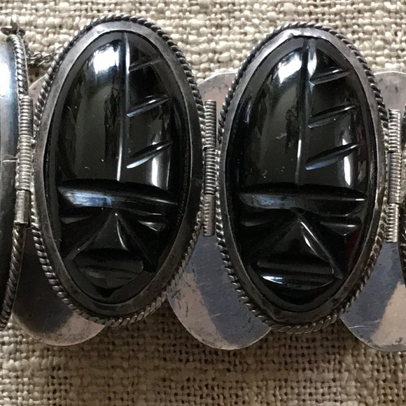 Tribal Face vintage bracelet plus Free earrings - Picture 5 of 16